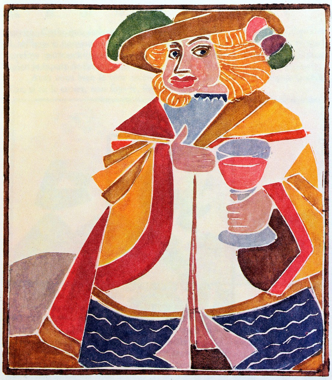 Gargantúa, ilustración para una edición limitada de "Gargantúa" de François Rabelais (1494-1553) de Andre Derain
