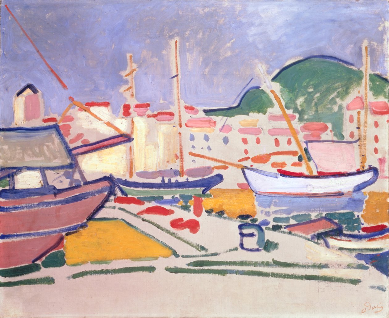 Harbour, c.1905 (óleo sobre lienzo) de Andre Derain