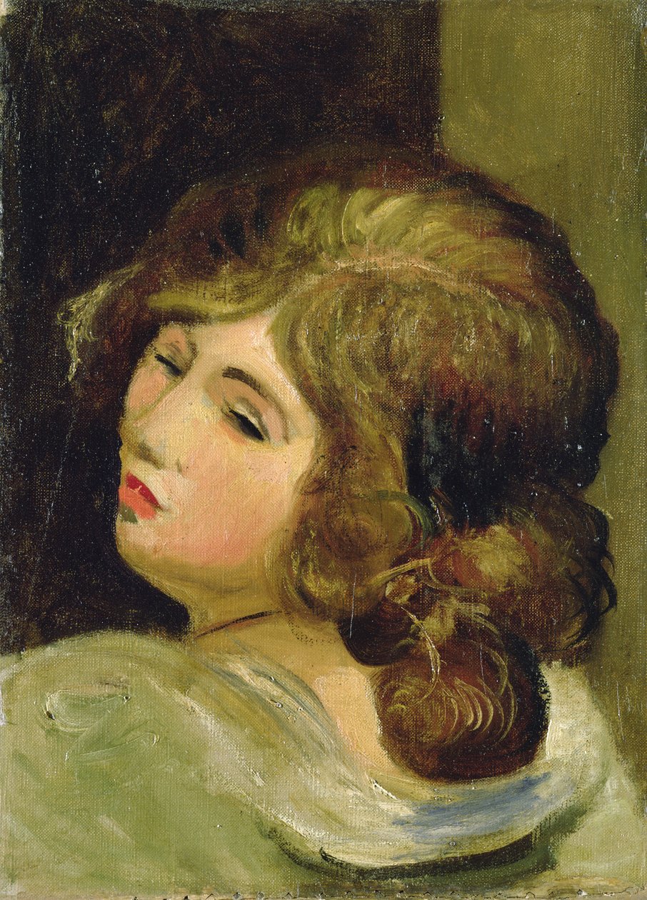 Cabeza de mujer (óleo sobre lienzo) de Andre Derain
