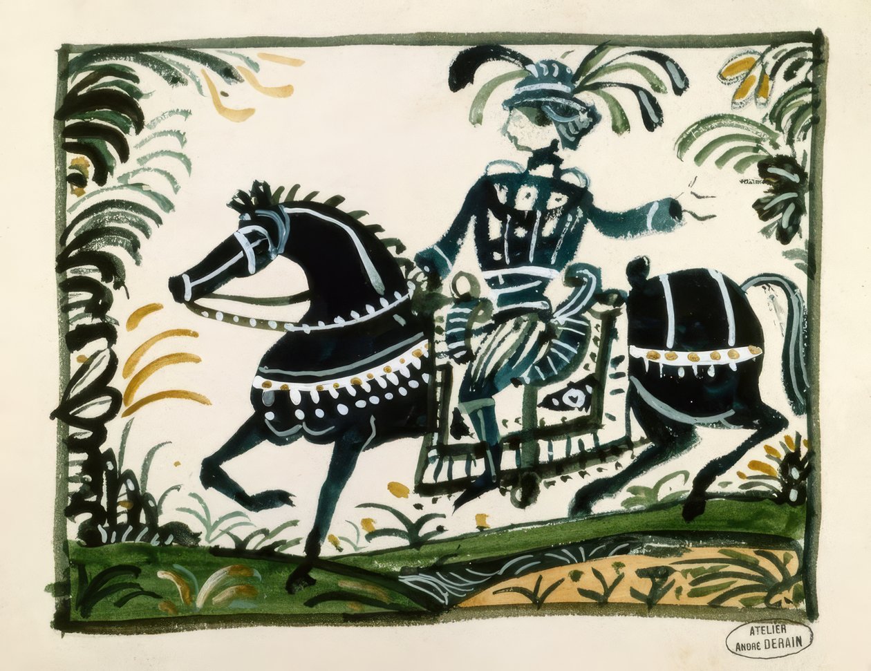 Jinete con penacho de Andre Derain