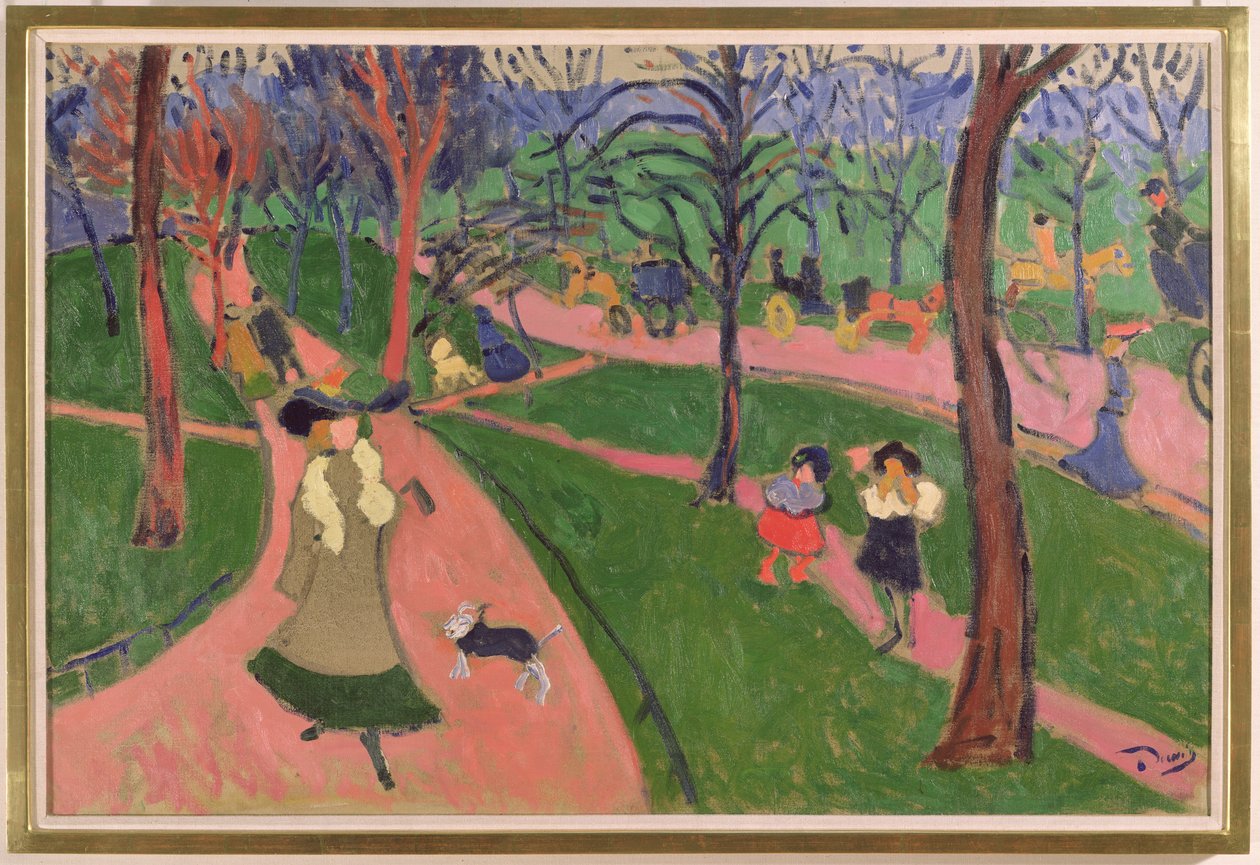 Hyde Park, c.1906 (óleo sobre lienzo) de Andre Derain