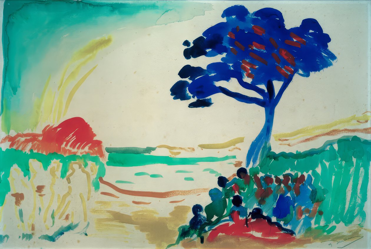 El árbol azul de Andre Derain
