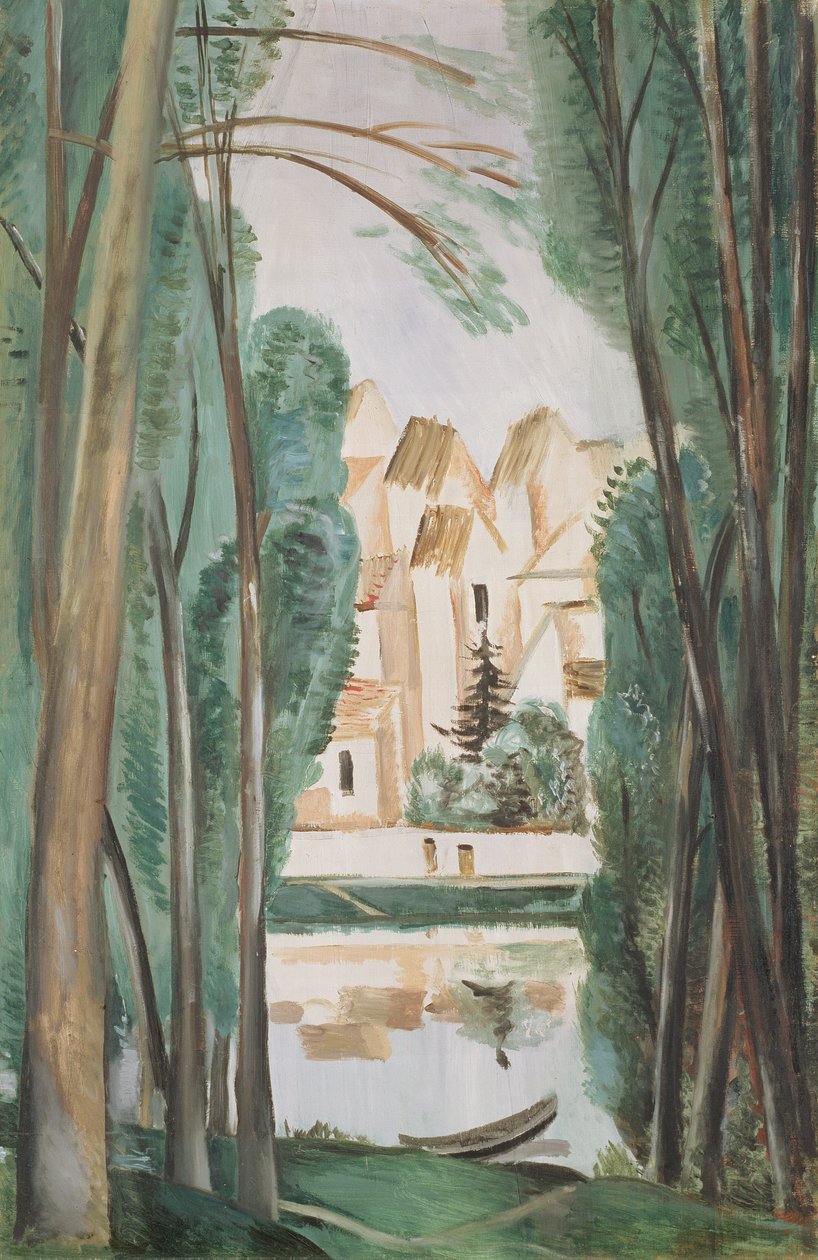 Paisaje con barco (Carrieres-Saint-Denis) de Andre Derain
