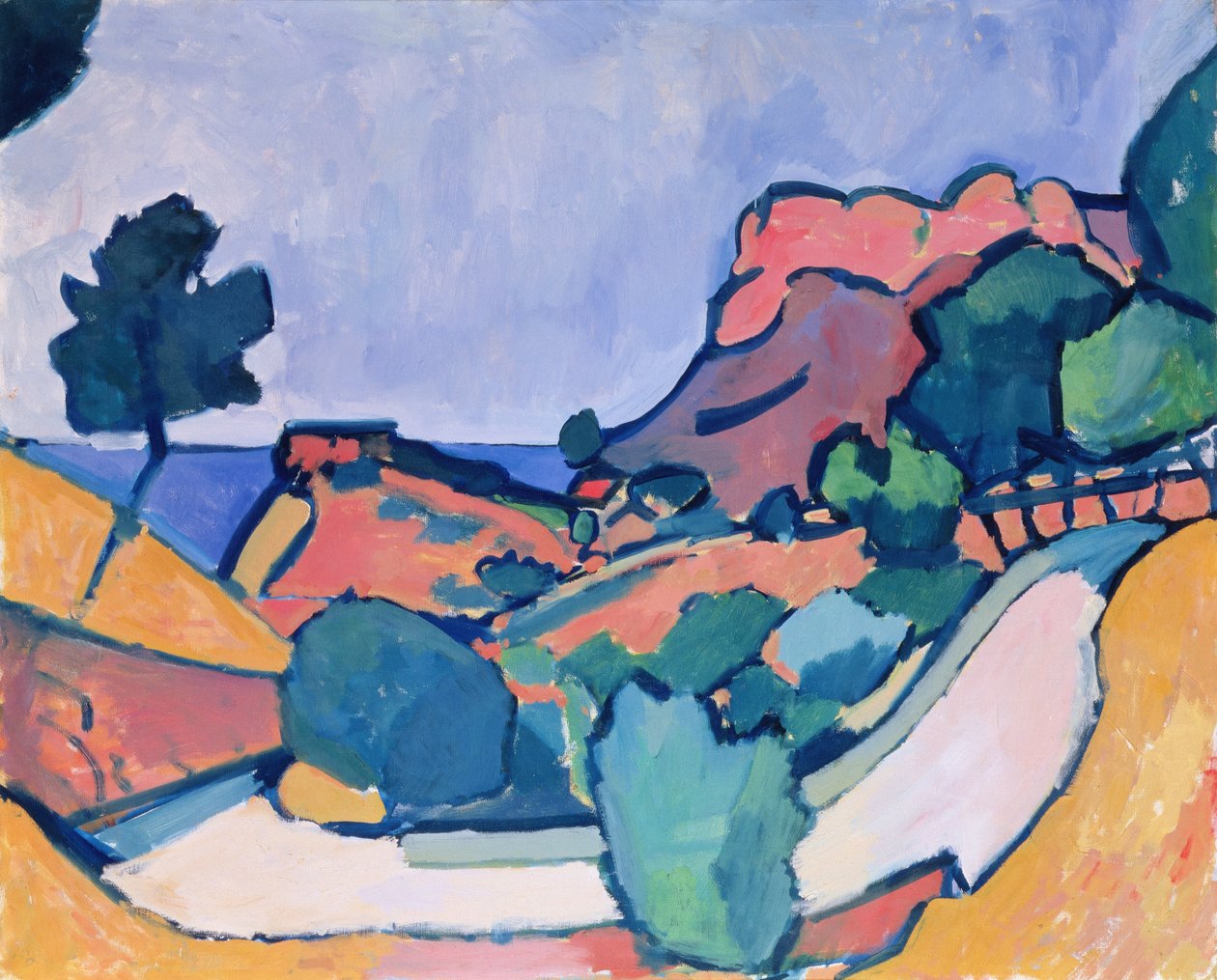 Carretera de montaña de Andre Derain