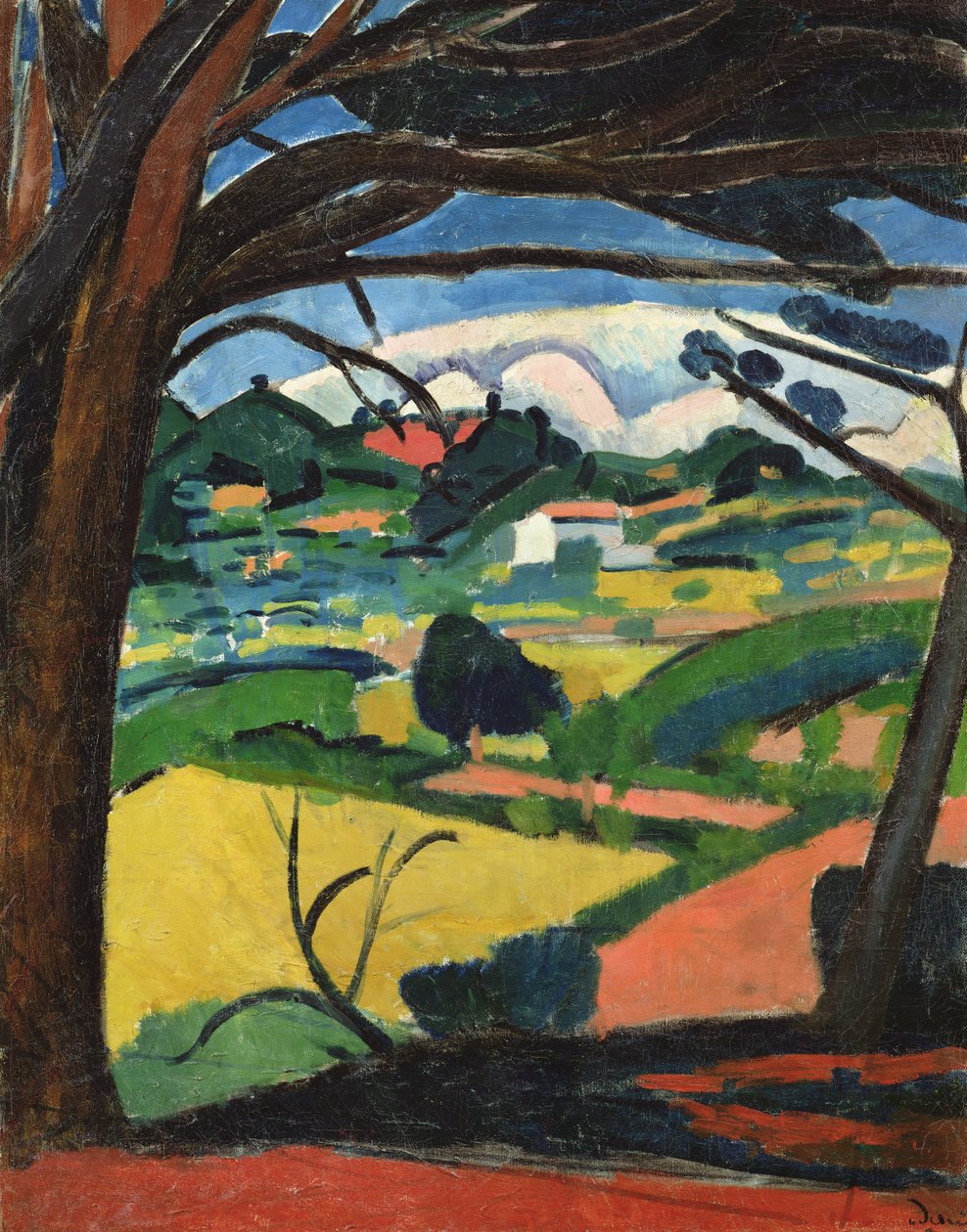 Paysage Provencal (óleo sobre lienzo) de Andre Derain