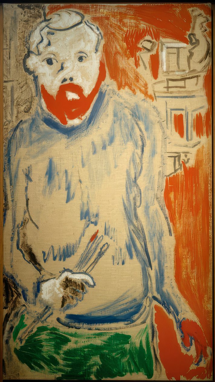 Retrato de Henri Matisse (Matisse en el estudio) de Andre Derain