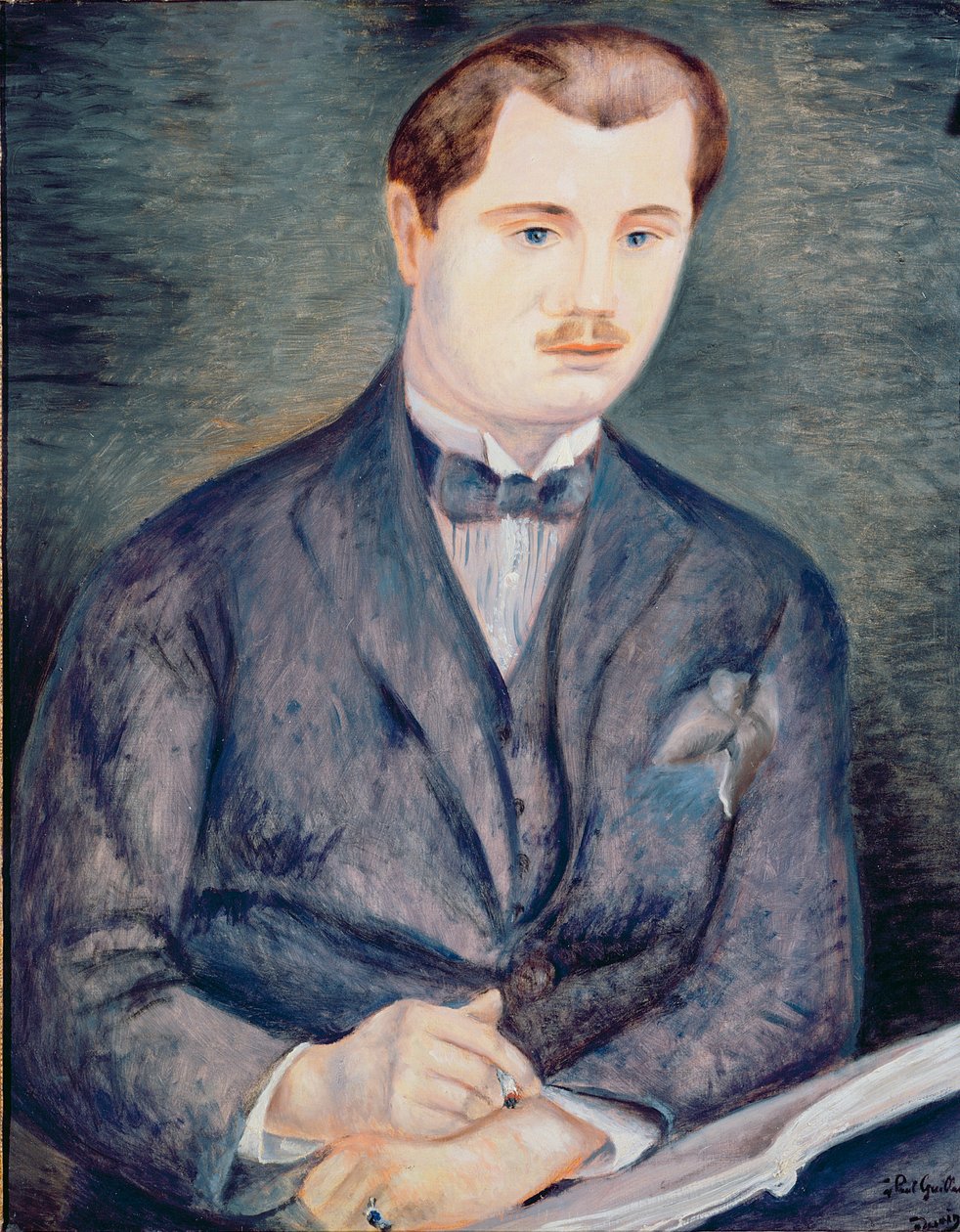 Retrato de Paul Guillaume, c.1919-20 (óleo sobre lienzo) (véase también 287559) de Andre Derain