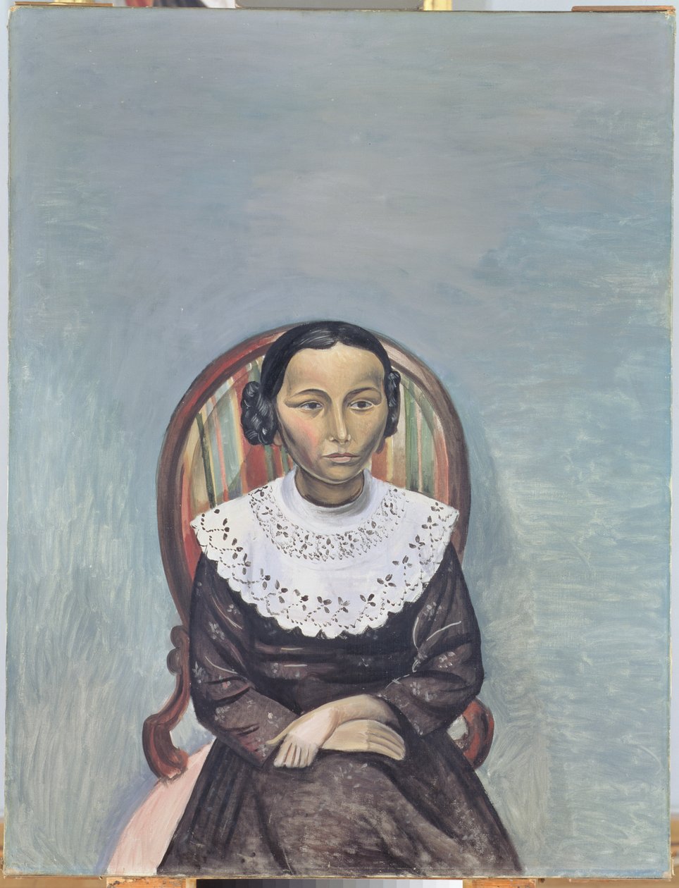 Retrato de una joven vestida de negro de Andre Derain