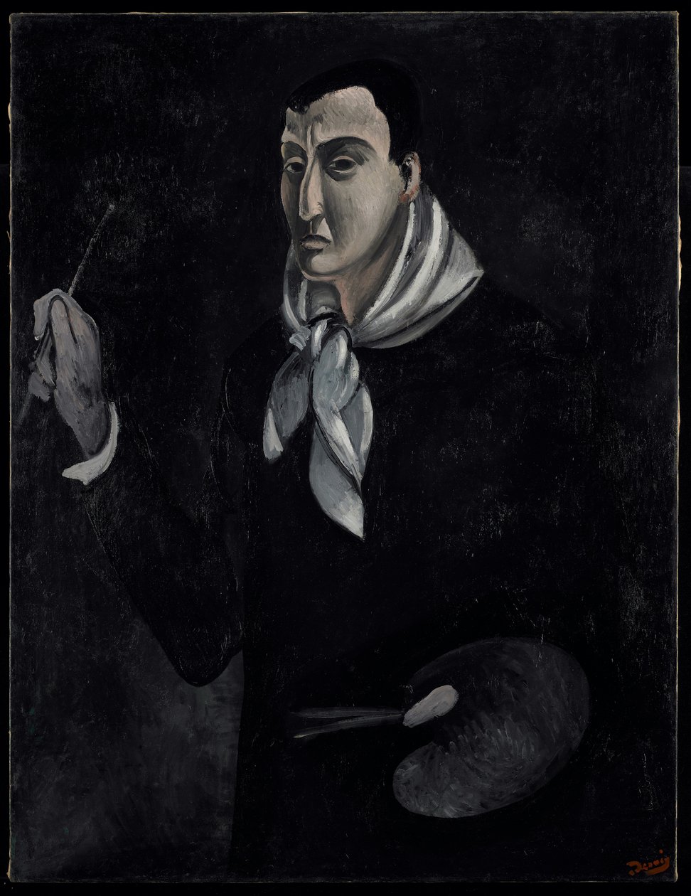 Retrato del artista, c.1912-14 (óleo sobre lienzo) de Andre Derain