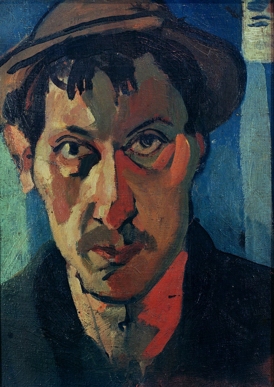 Autorretrato con sombrero flexible de Andre Derain
