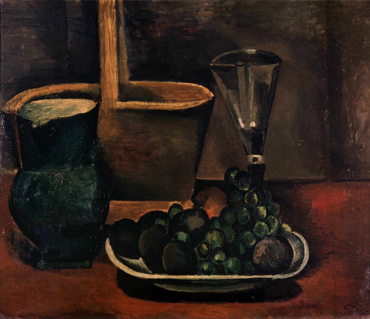 Naturaleza muerta (óleo sobre lienzo) de Andre Derain
