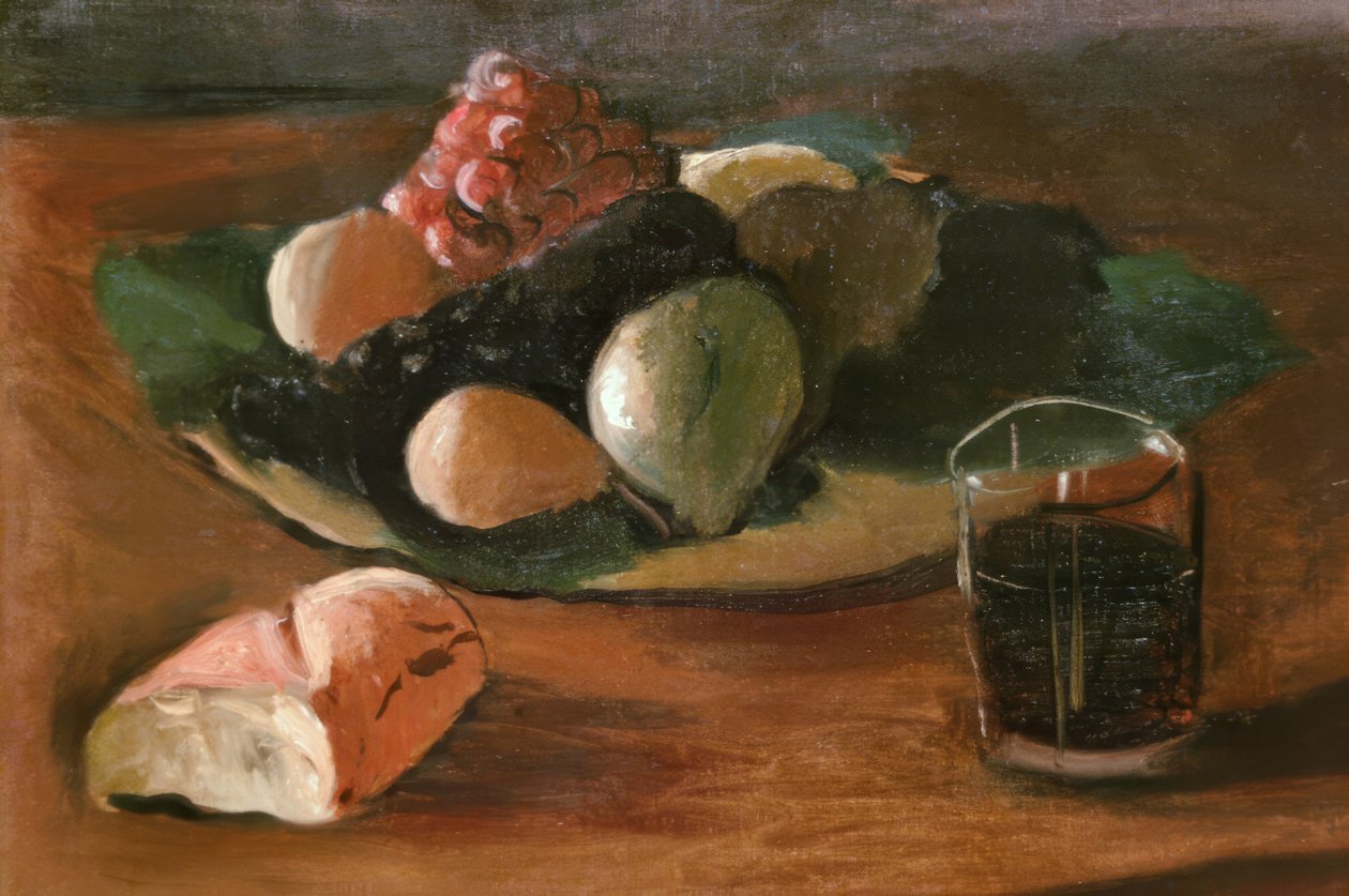 Bodegón con copa de vino de Andre Derain