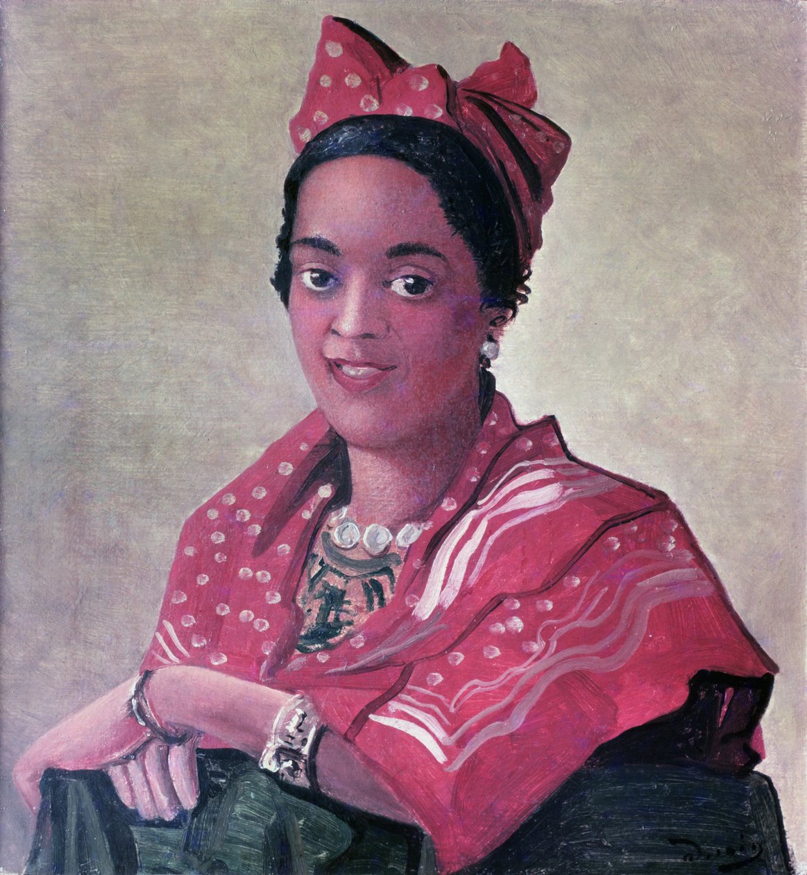 La chica de Martinica (óleo sobre lienzo) de Andre Derain