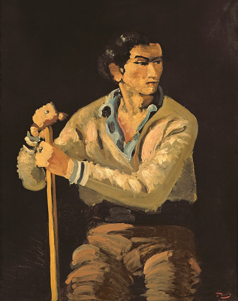 El gitano (óleo sobre lienzo) de Andre Derain