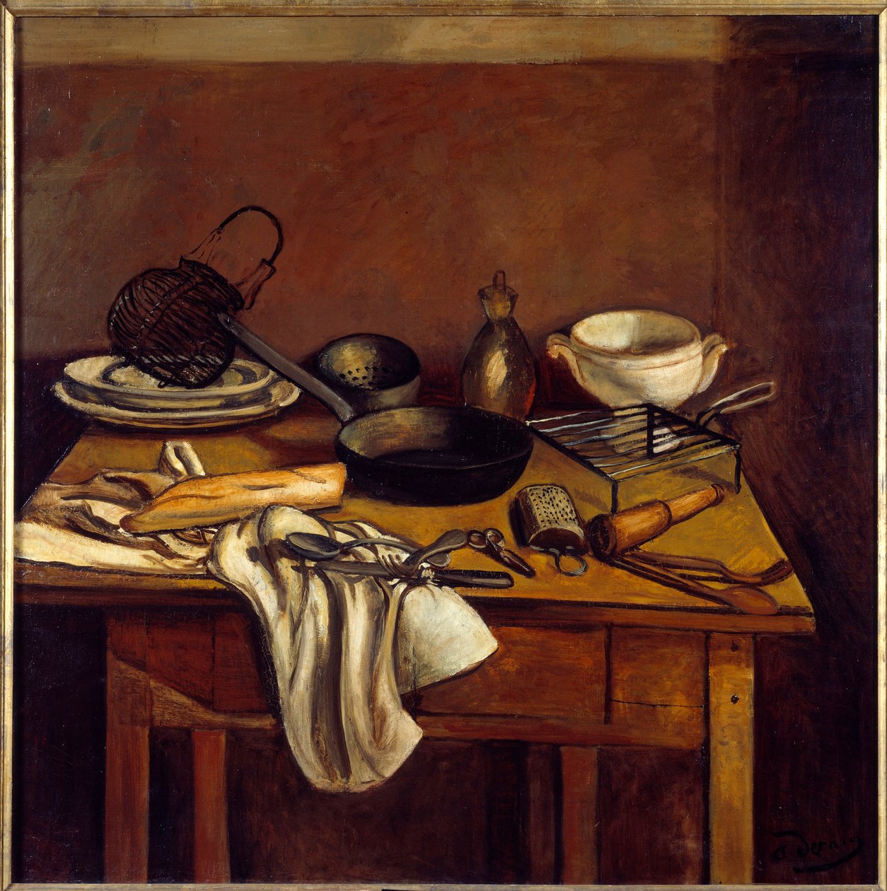 La mesa de la cocina, c.1922 (óleo sobre lienzo) de Andre Derain
