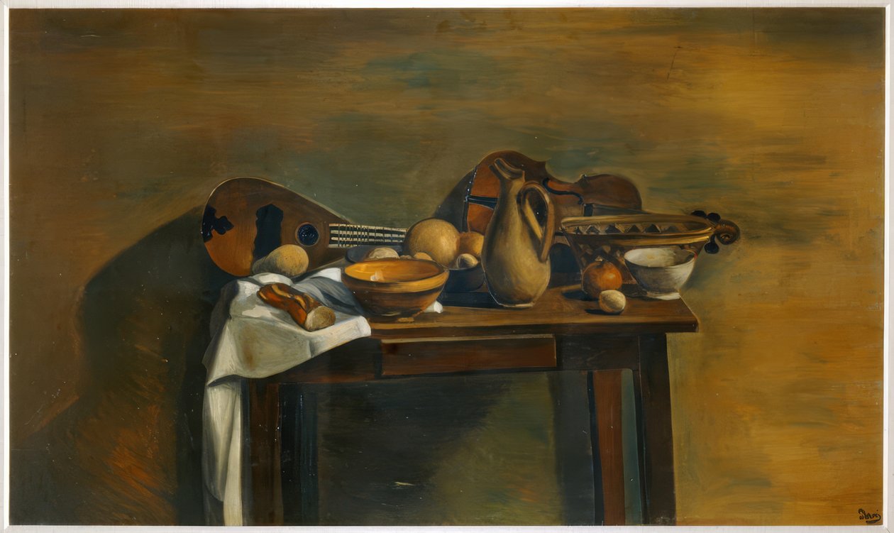 La mesa decorada de Andre Derain