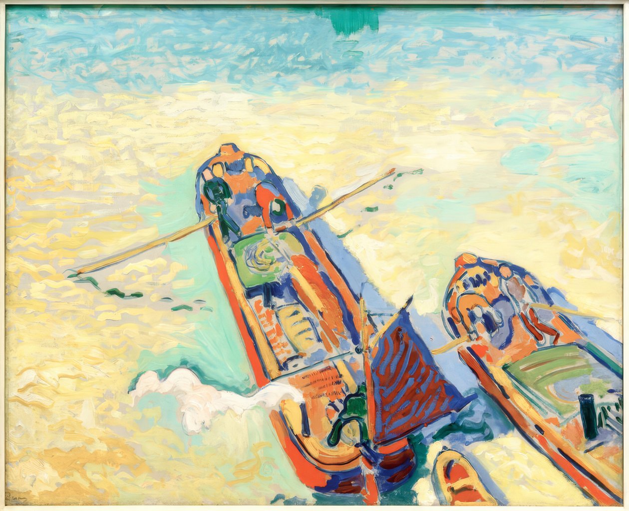Las dos barcazas de Andre Derain