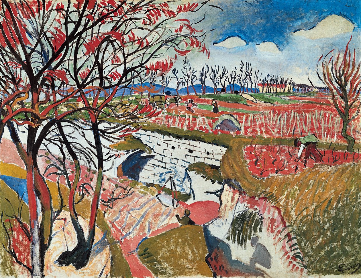 "Viñedos en primavera de Andre Derain