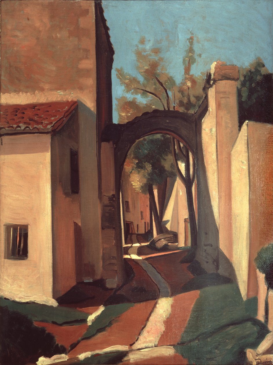 Aldea en Provenza (óleo sobre lienzo) de Andre Derain
