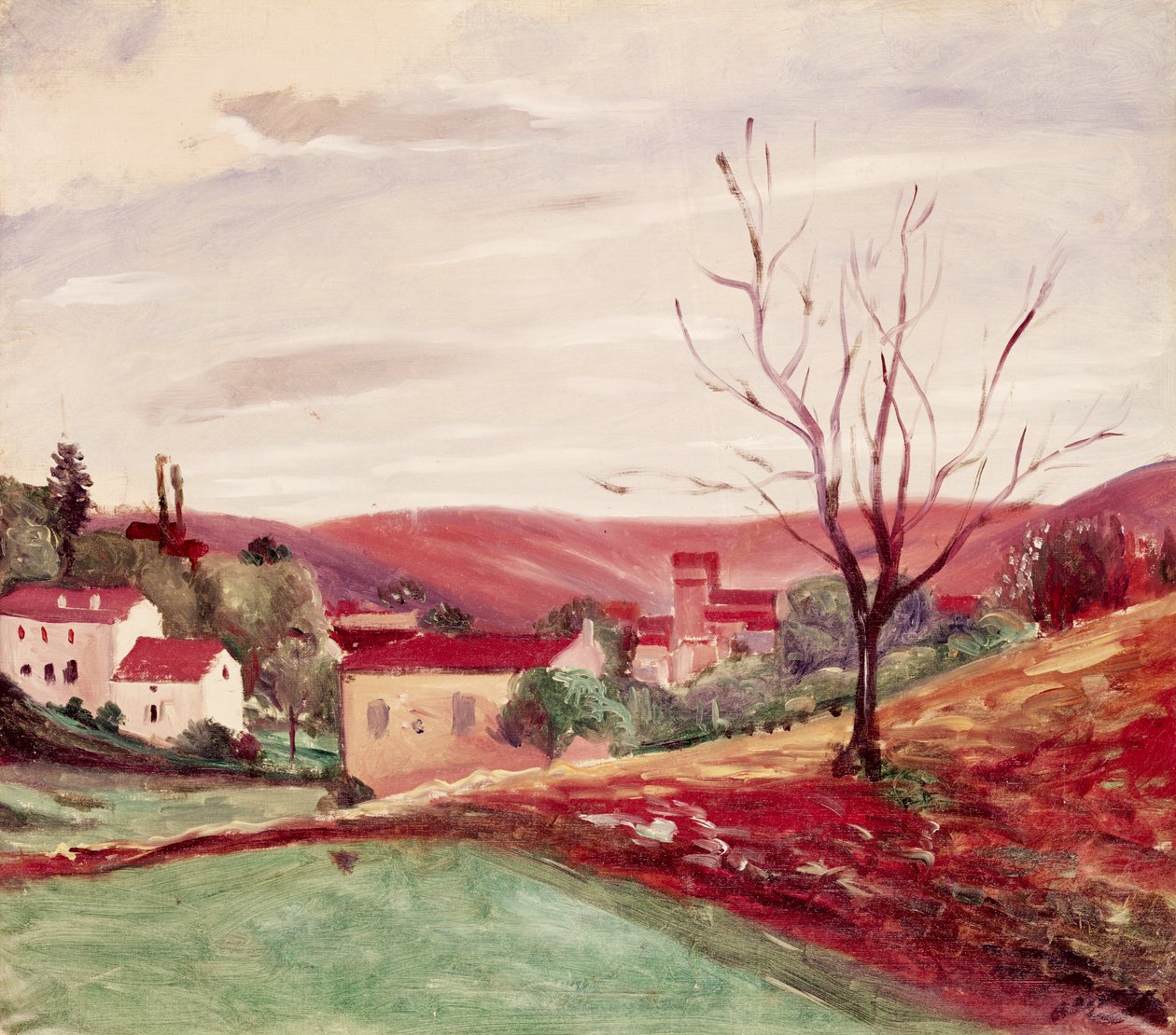 Paisaje invernal de Andre Derain