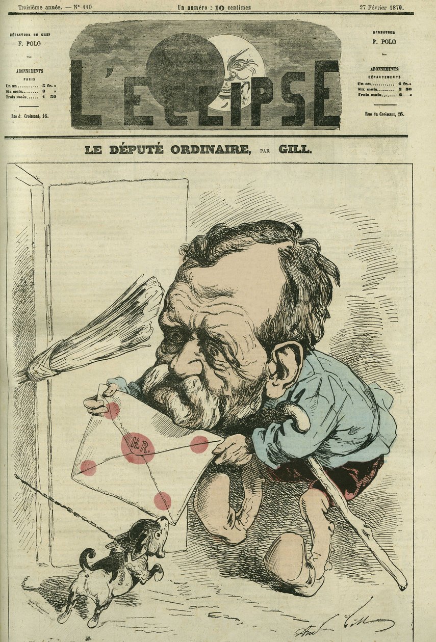 Alphonse-Auguste Duchesne de Gillevoisin, Marqués de Conegliano, Diputado de Besançon. Portada en "L