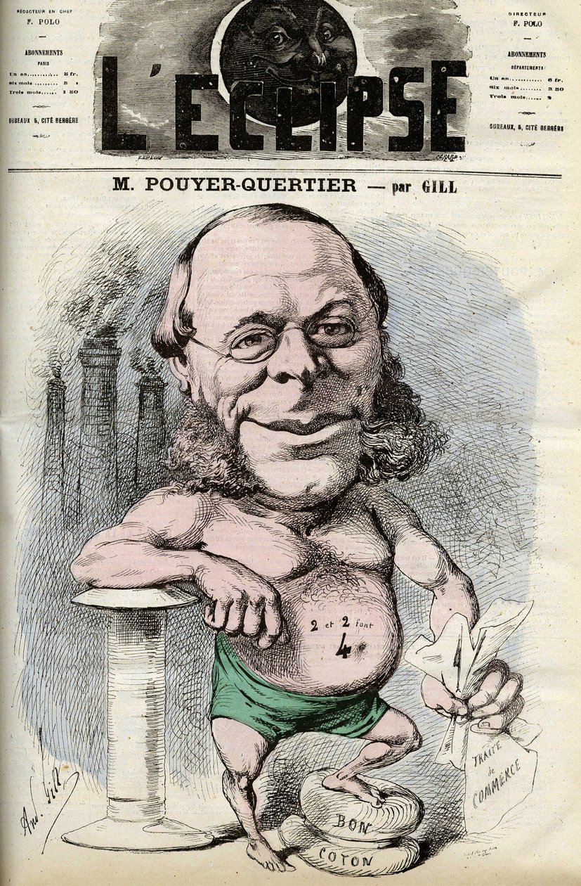 Auguste Pouyer-Quertier (1820 - 1891). Portada de "L