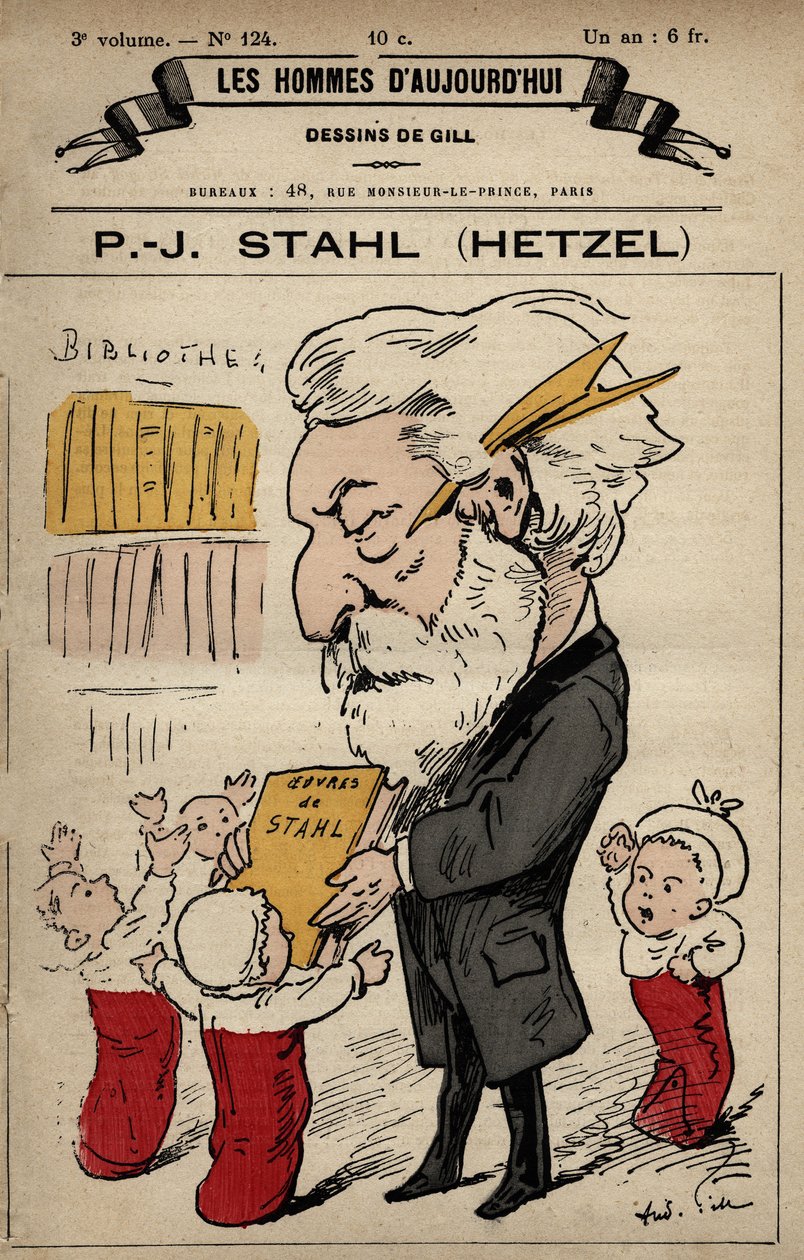 Caricatura de Pierre Jules Hetzel de 