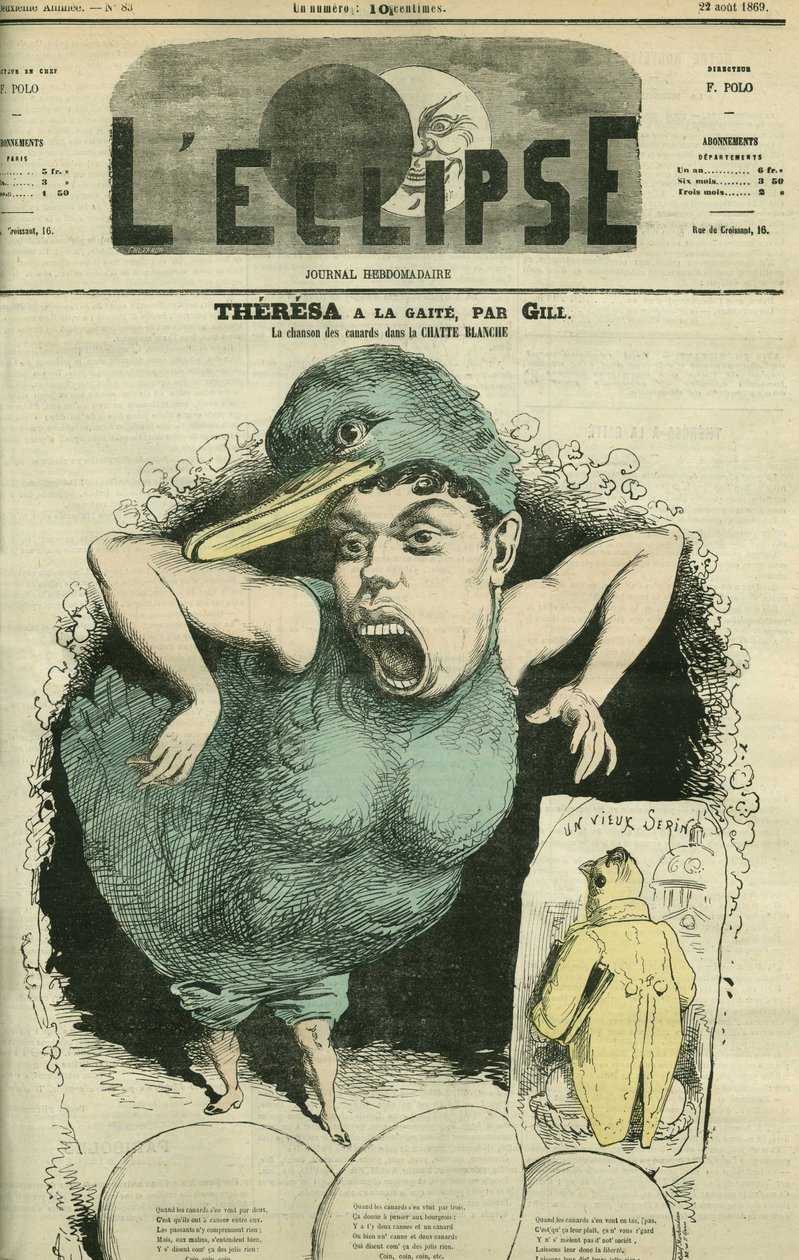 Emma Valendon dit Theresa (1837-1913), cantante en 