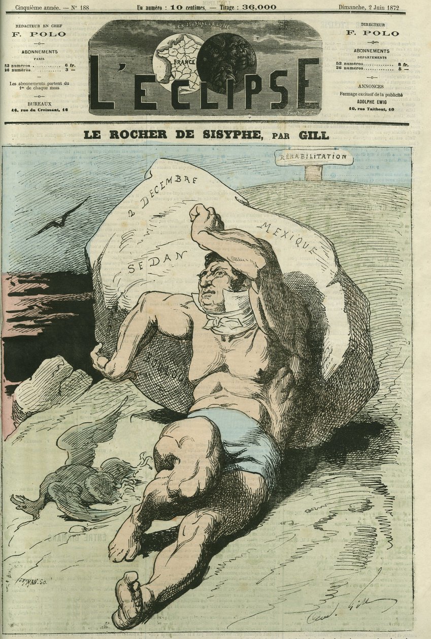 Eugene Rouher (1814-1884), político francés. Portada en “L