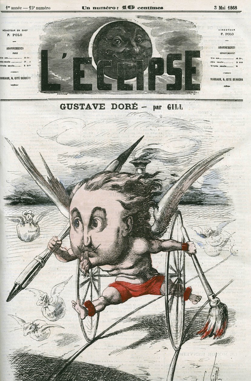 Gustave Doré (1832-1883), pintor, ilustrador y caricaturista francés. Portada en “L