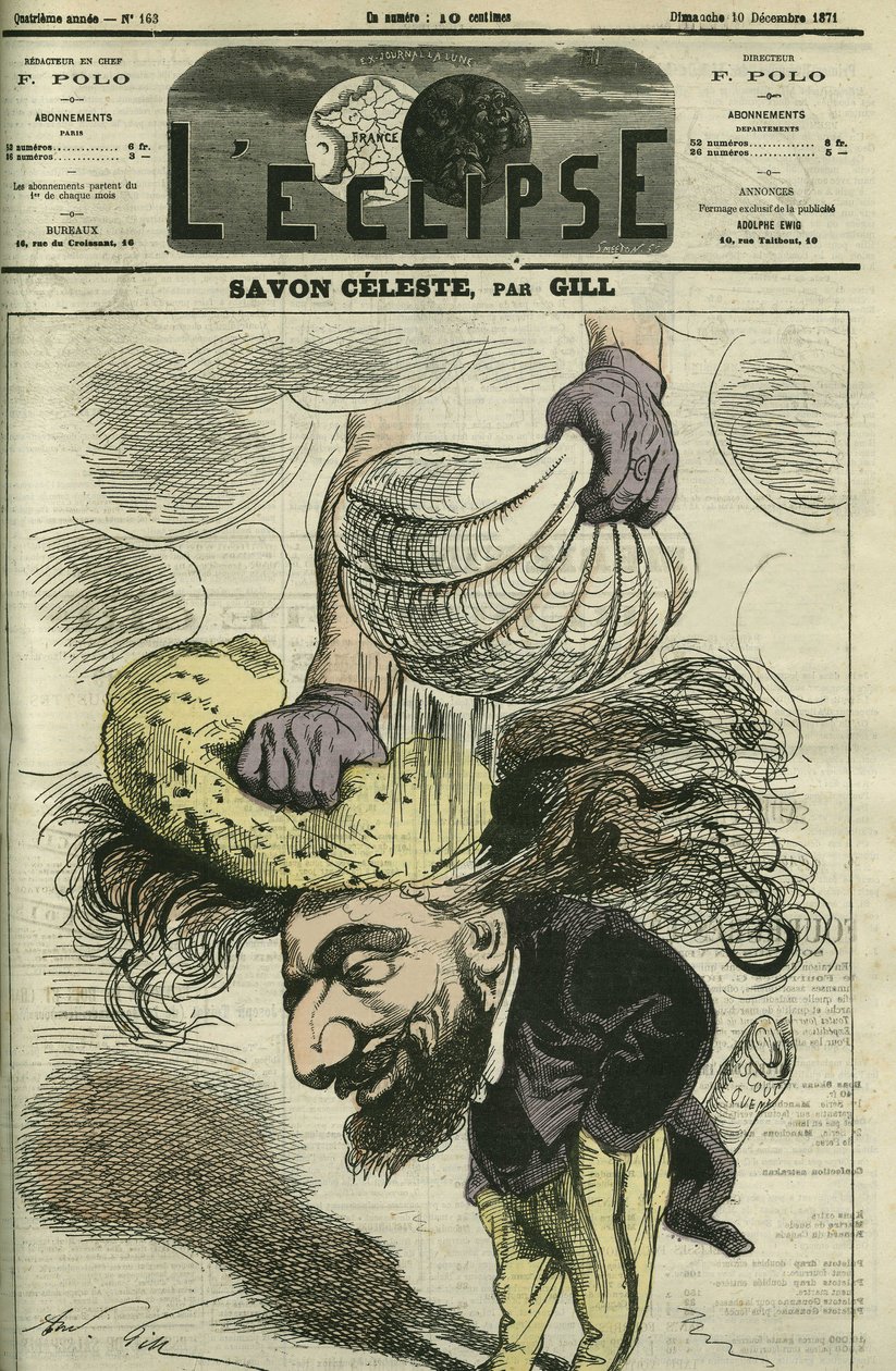 Leon Gambetta (1838-1882), político francés. Portada en “L