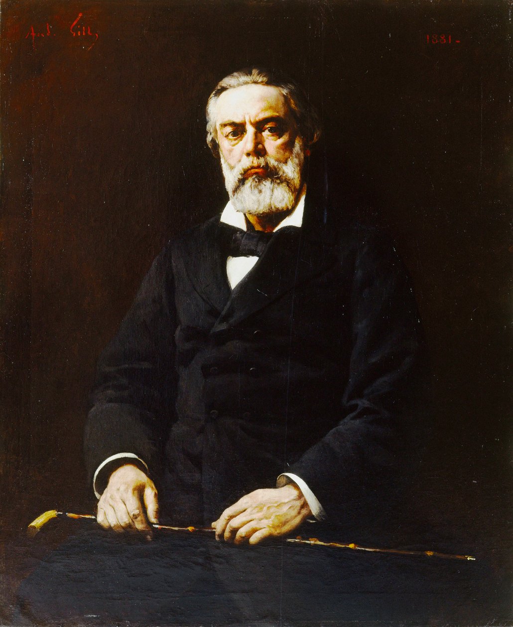Retrato de Jules Vallès 1832-1885, 1881 de Andre Gill