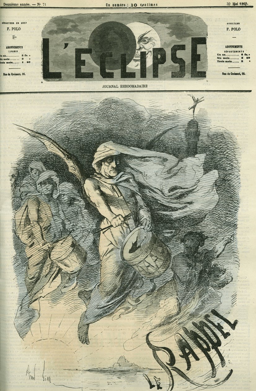 El Recordatorio, ilustración de la canción de Paul Mahalin (1838-1899). Portada en "L