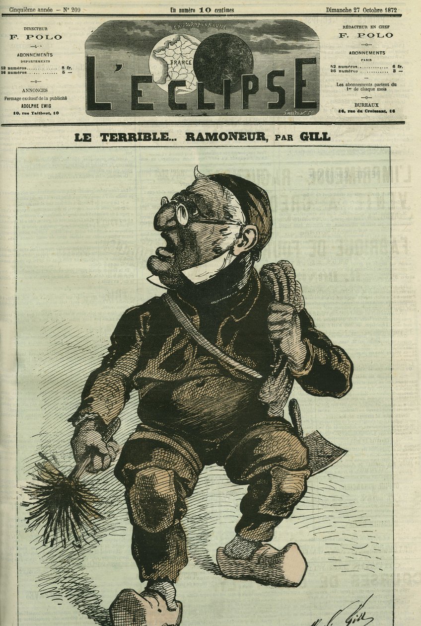 La terrible chimenea, Adolphe Thiers (1797-1877), historiador y estadista francés. Portada en 