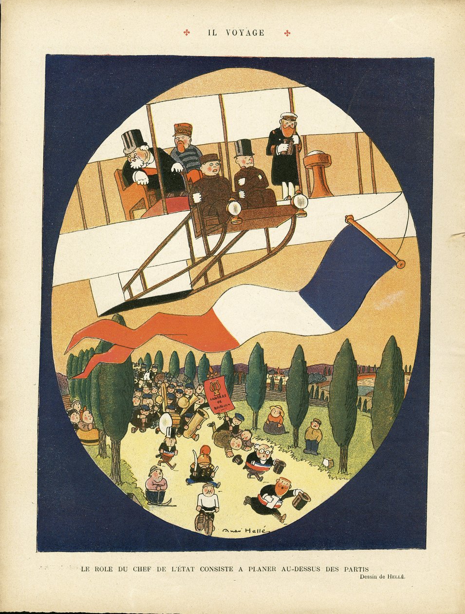 Ilustración de André Helle (1875-1945) en Le Rire de Andre Helle