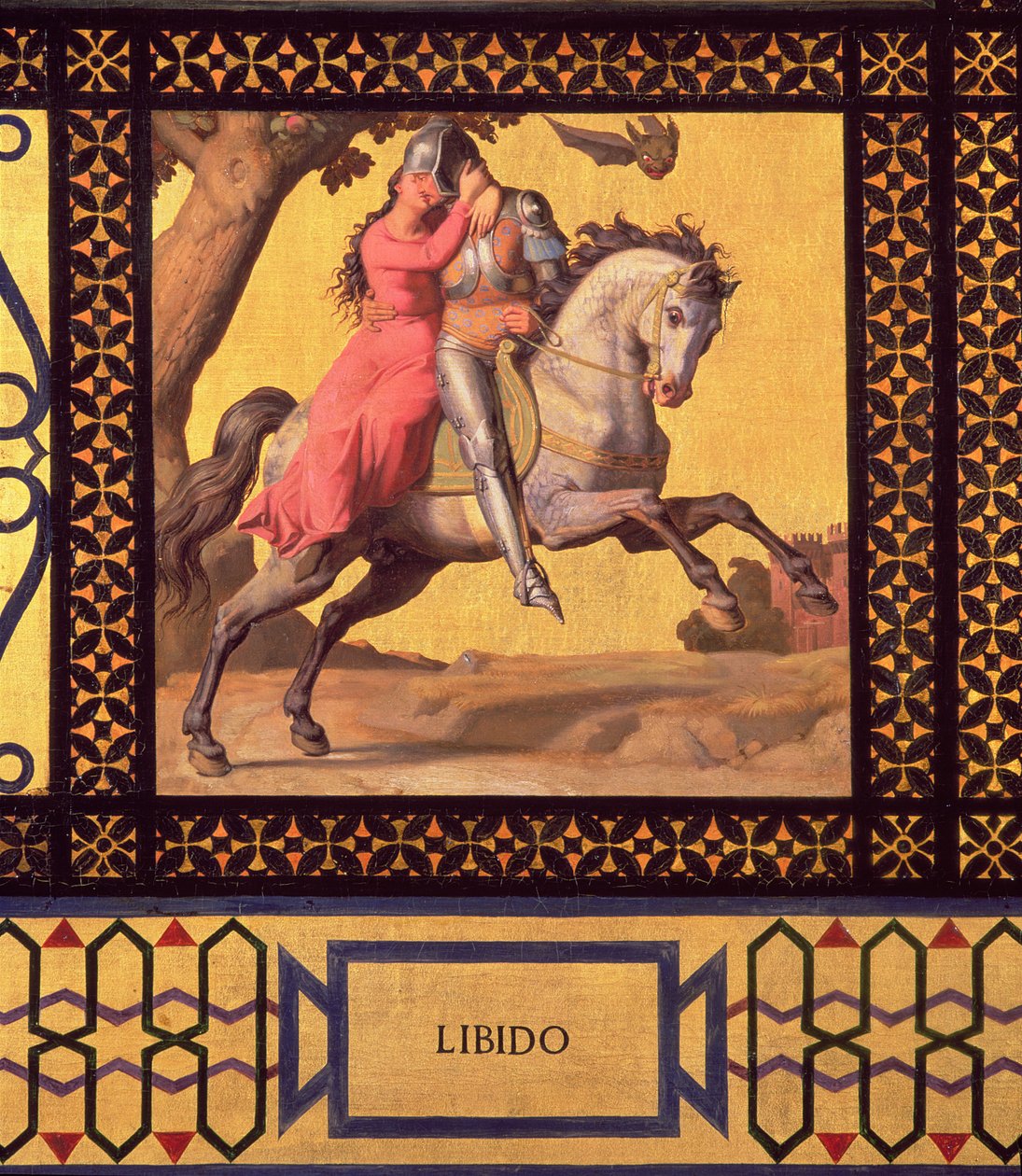 El Bien y el Mal: Libido (detalle) de Andre Jacques Victor Orsel