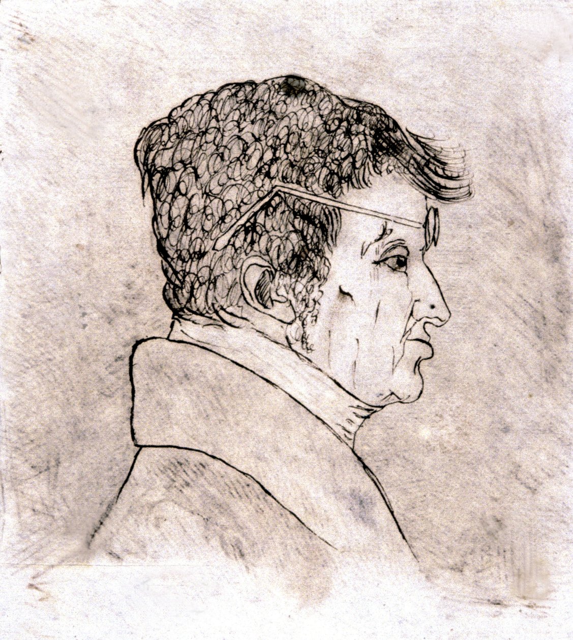 André Marie Ampere, autorretrato c. 1805-1810 (dibujo) de Andre Marie Ampere