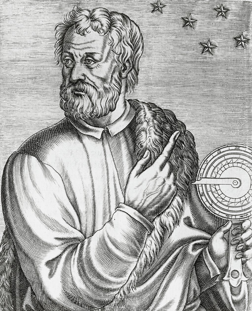 Retrato de Cristóbal Colón, grabado de Les Vrais portraits et Vies des Hommes illustres de Andre Thevet