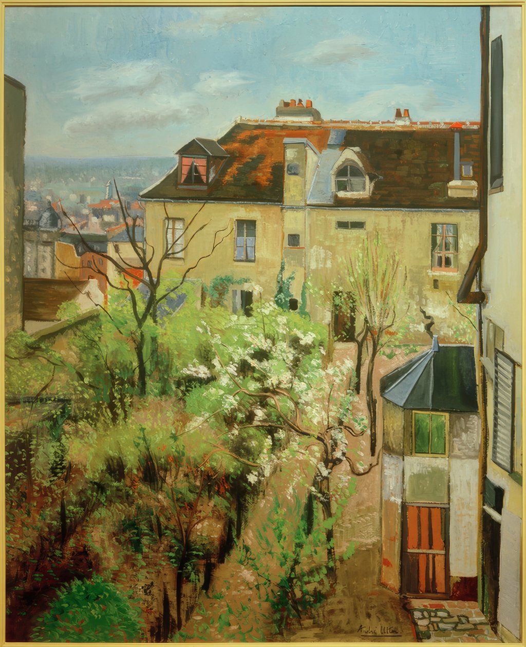El jardín de la casa de Utrillo de Andre Utter