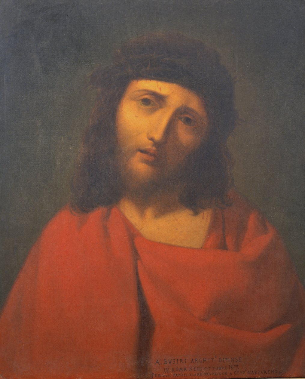 Jesucristo con la corona de espinas de Andrea Busiri Vici