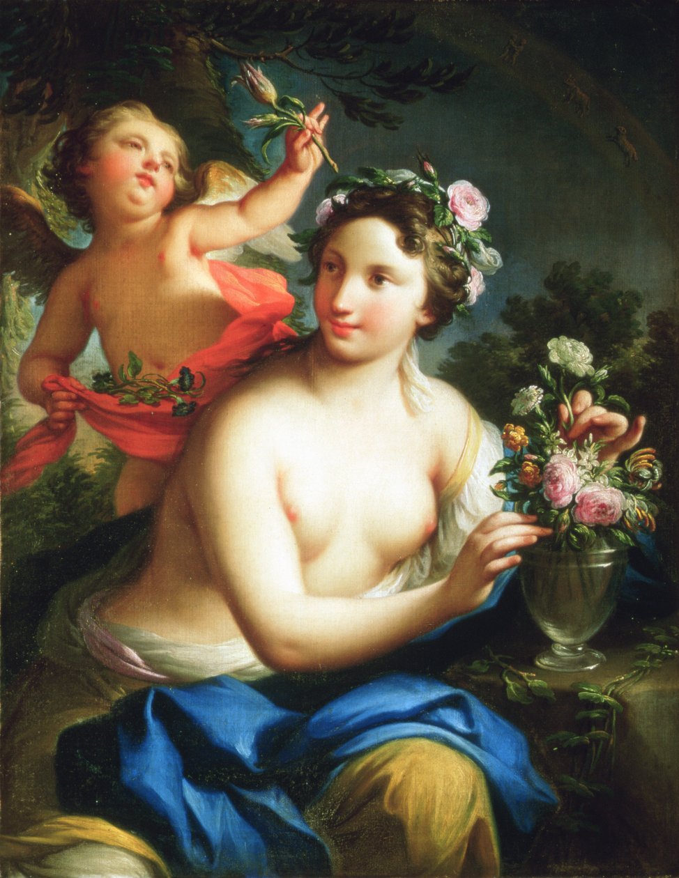 Alegoría de la Primavera, c.1760 de Andrea Casali
