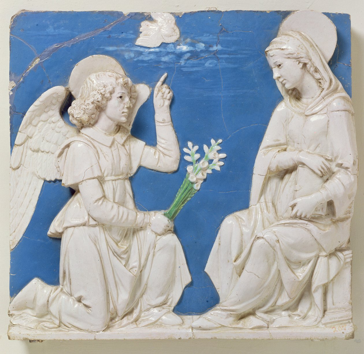 La Anunciación de Andrea Della Robbia