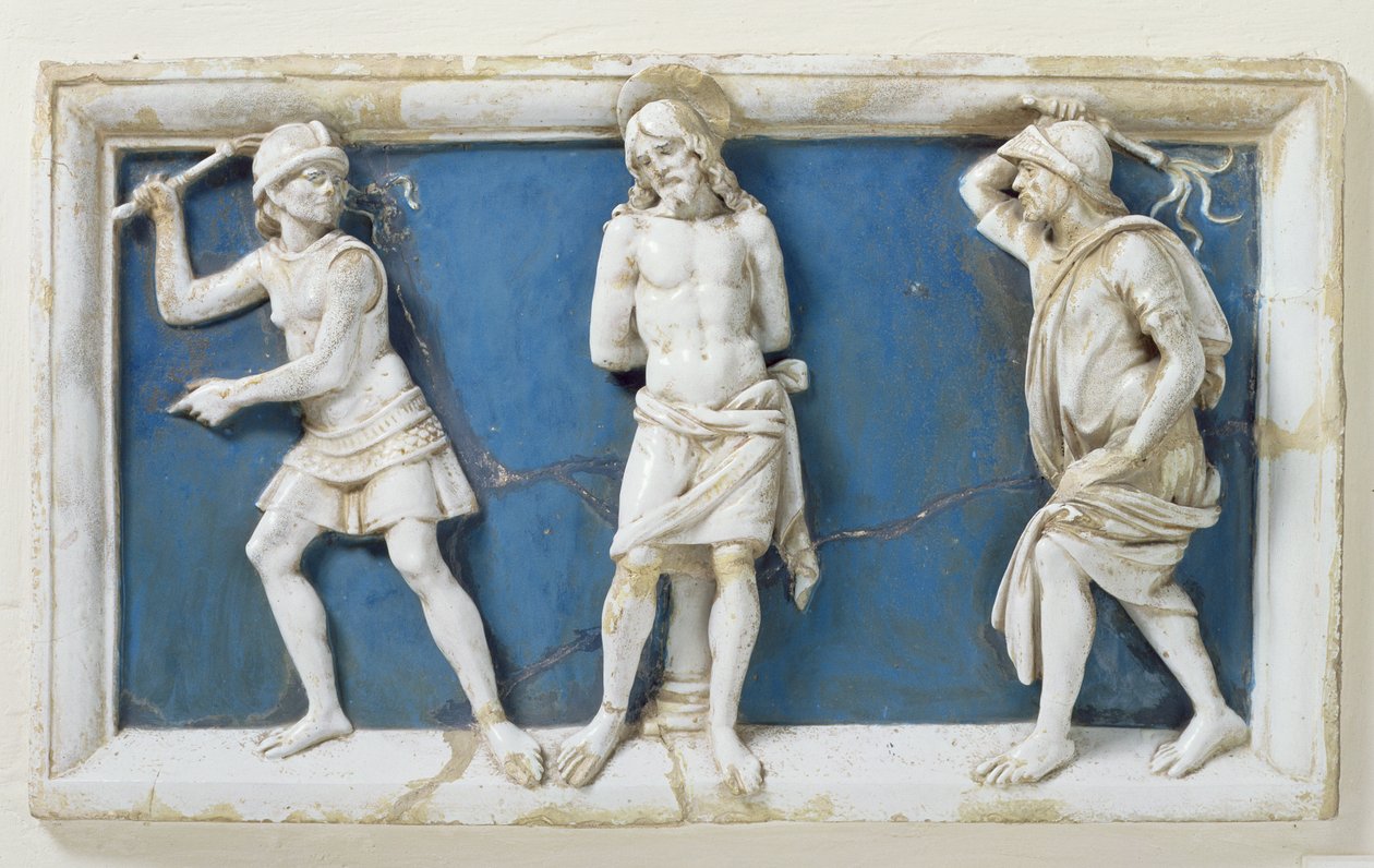 La flagelación de Cristo, 1495 de Andrea Della Robbia