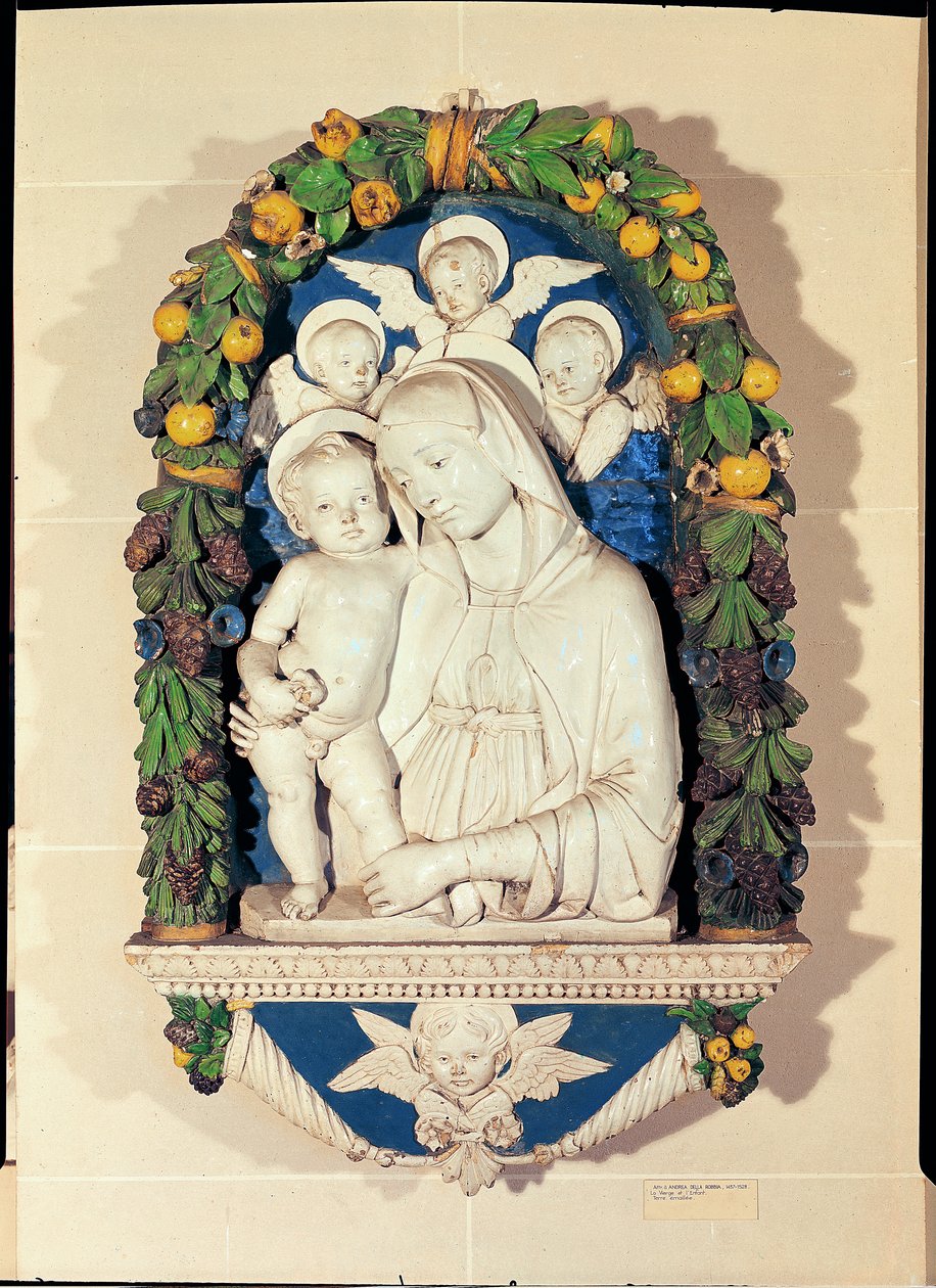 Virgen y Niño de Andrea Della Robbia