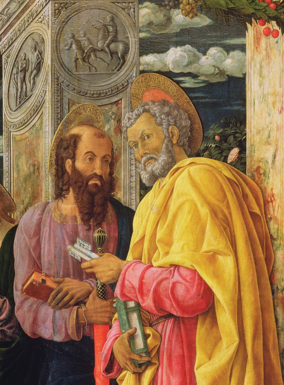 Retablo de San Zeno Maggiore, Verona, (detalle) de Andrea Mantegna