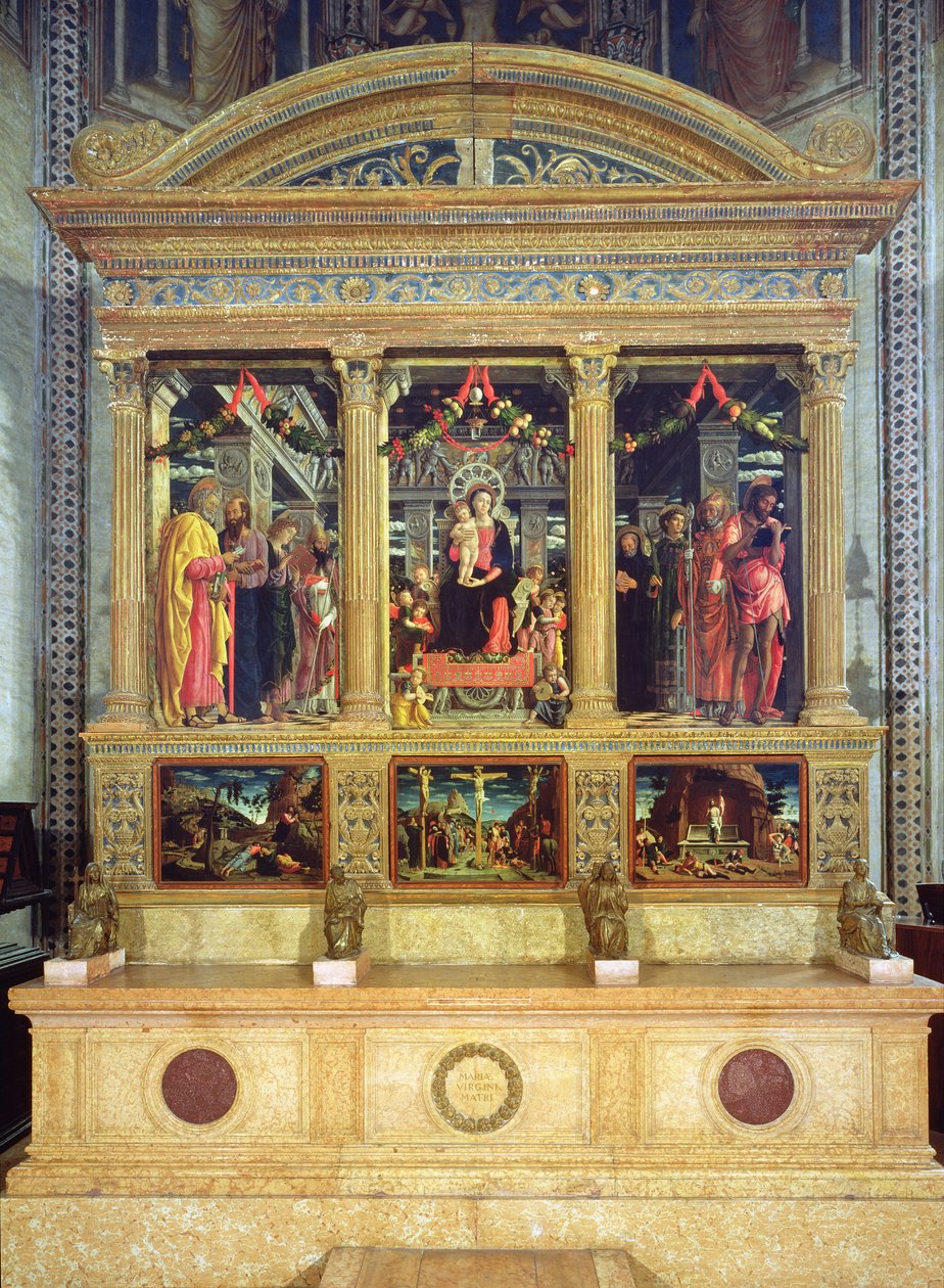 Retablo de San Zeno de Verona, 1456-60 de Andrea Mantegna