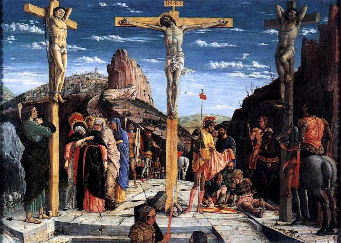 Crucifixión de Andrea Mantegna