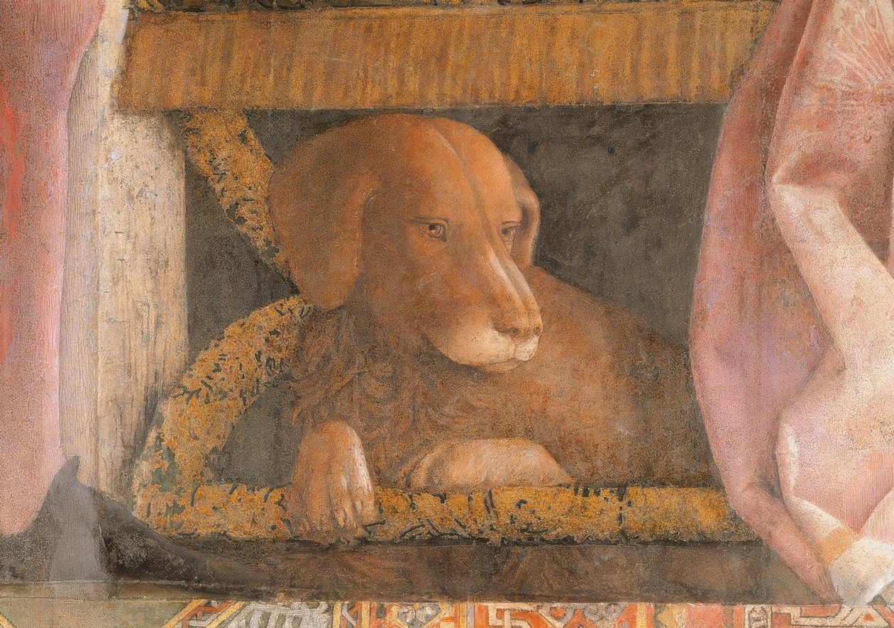 Lodovico III Gonzaga con familia y corte de Andrea Mantegna
