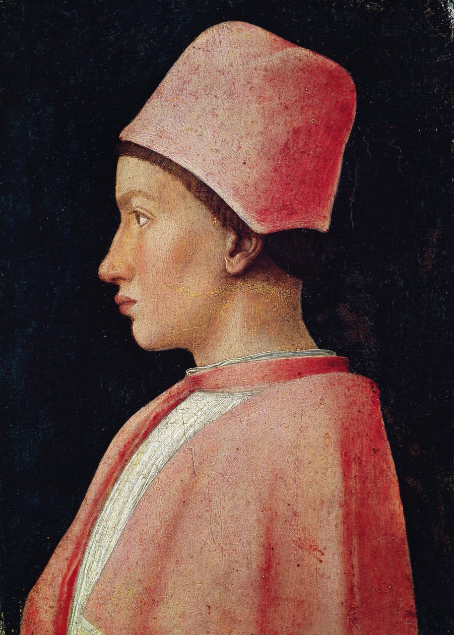 Retrato de Francesco Gonzaga II como niño, 1461 de Andrea Mantegna