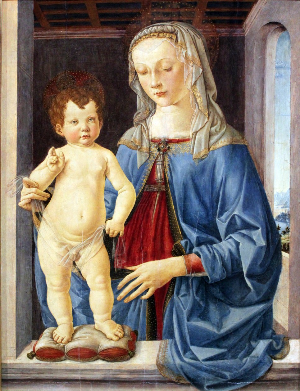 Madonna y el Niño de Andrea Verrocchio